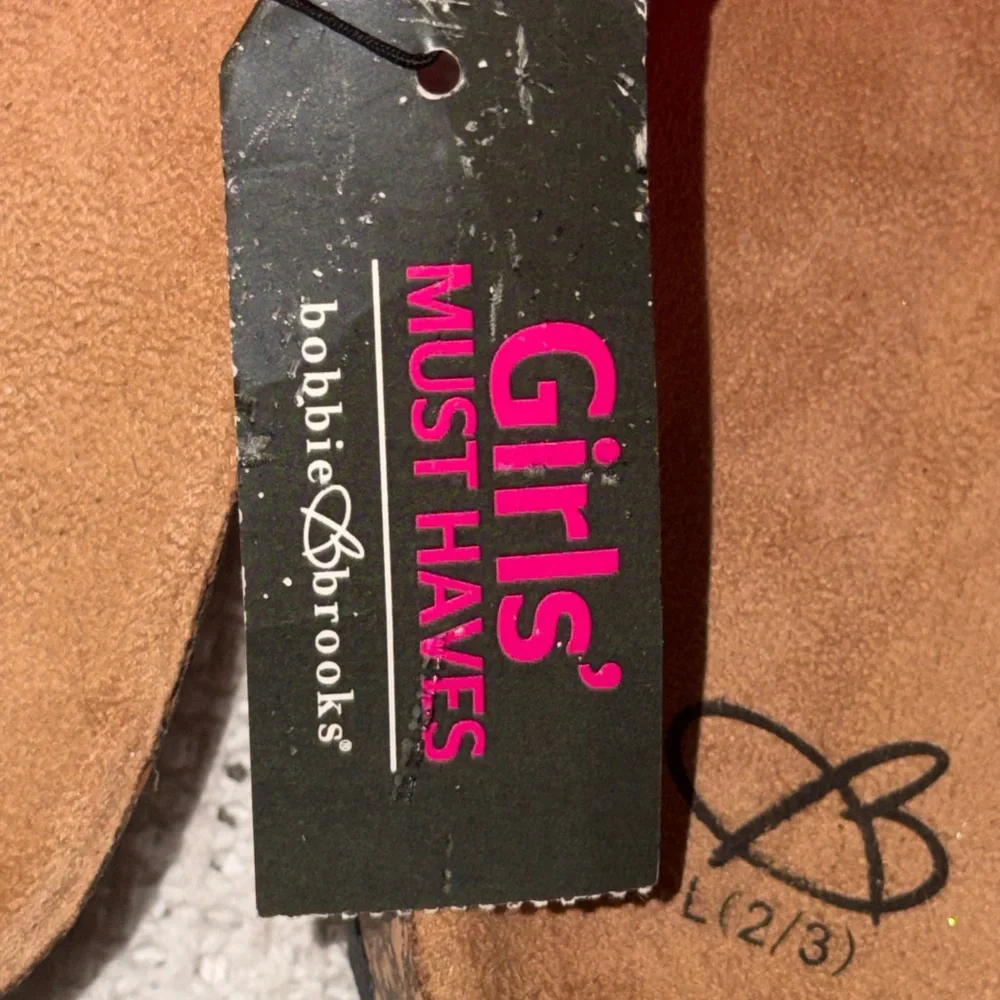 Bobbie Brooks Girls Sandals Size 2/3 Sparkly Pink